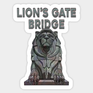 Lion’s Gate Bridge Sticker